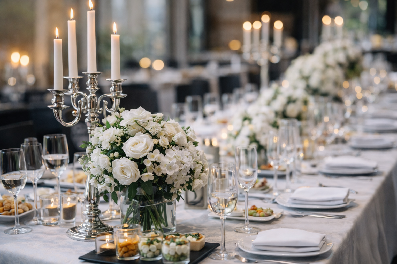 Buffets cacher pour événements